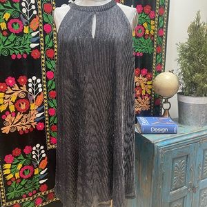 Nine West dress XL metallic keyhole
